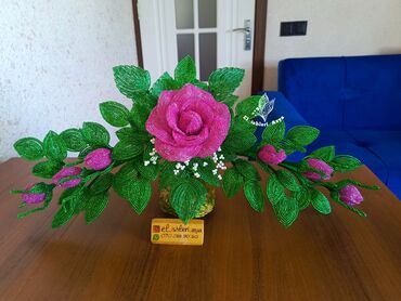 Süni güllər: GÜLLƏR MUNCUQDAN EL ISHI/SIFARISHLE HAZIRLANIR/DAIMI SOLMAYAN ÖZEL — 4