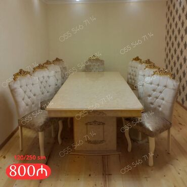 Masa və oturacaq dəstləri: Masa desti sifarisle hazırlanır. ⚜️ İstehsaldan satiş, otağınıza — 14