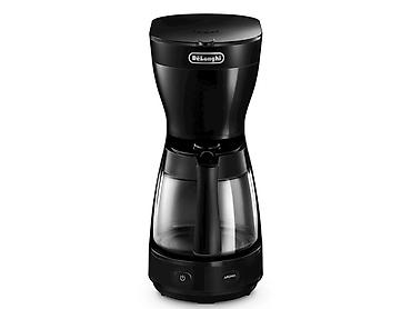 asus baki: DeLonghi ICM16210.BK Qəhvə Dəmləyən – 1000W, 1.25L, damcı tipli, Aroma — 1