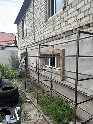 носилки строительные: Готовый полка из уголка Высота 2м Длина 5 м Глубина 50см — 3
