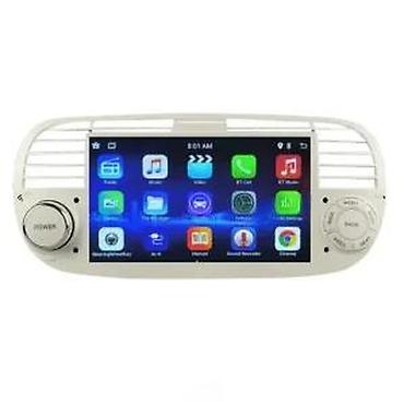 Audio oprema za auto: Android multimedija za Fiat 500 (ugrađeni panel sa belim okvirom i — 3