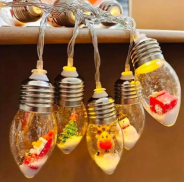 led свет: Продаю гирлянда с мини-снежными лампочками. Каждая лампочка — это — 4