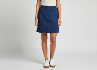 spódnice z eko skóry rozkloszowane: H&M, Women`s skirt, size M
