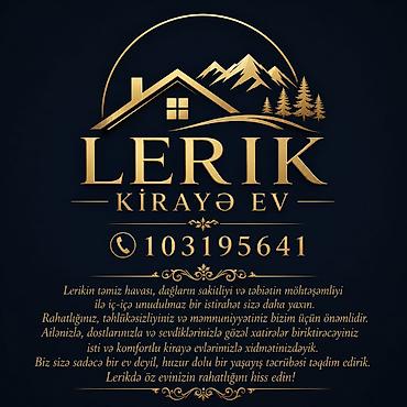 lerik a frame evler: Lerik – Kirayə evlər Təsvir:iki - Lerikin təmiz havası, dağların — 1