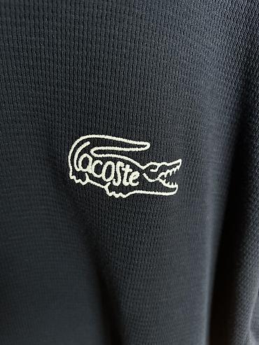 lacoste футболка: Лонгслив, цвет - Синий, L, XL — 1