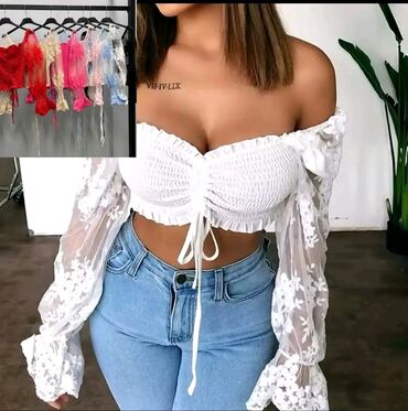 crop top majice zara: Top