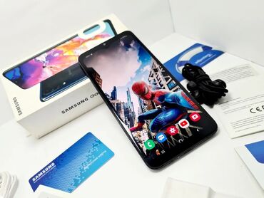 палка для телефона: Samsung Galaxy A70, Б/у, 256 ГБ, цвет - Черный, 2 SIM