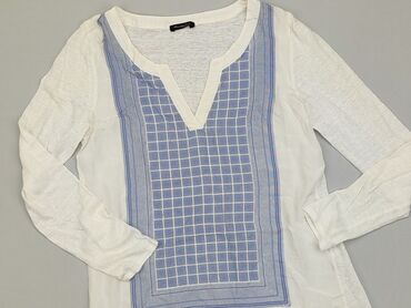białe bluzki bawełniane z długim rękawem: Блуза жіноча, S, стан - Хороший