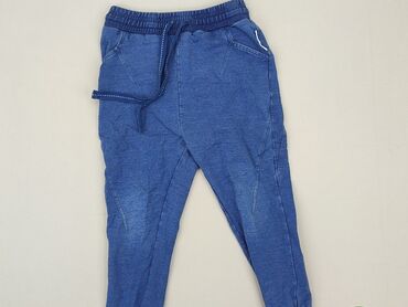 spodnie z wycięciem na biodrach: Sweatpants, 3-4 years, 104, condition - Good