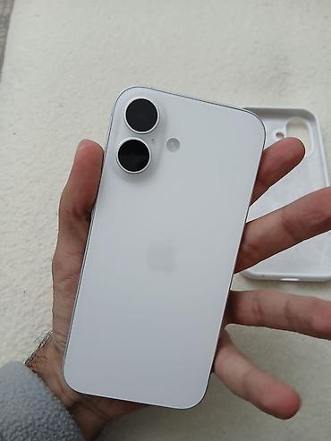 apple iphone 1: IPhone 16, 128 GB, Ağ, Face ID — 1