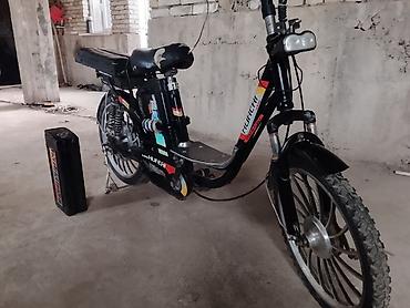 срочно продается электро велосипед: Электровелосипед/электромопед HUACHI E-Bike - Компоновка скутерного — 3