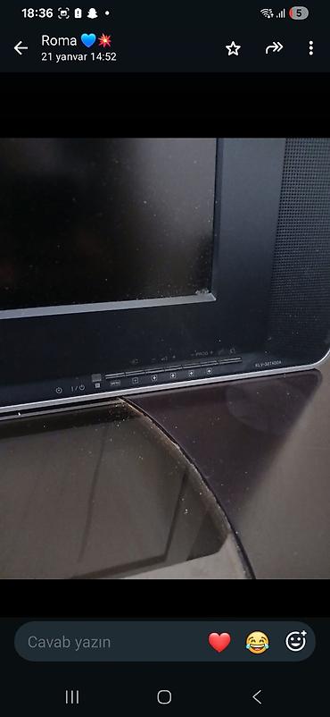 domofon rl: Sony Bravia LCD televizor - Ekran: təxminən 26–32 düym LCD panel — 6