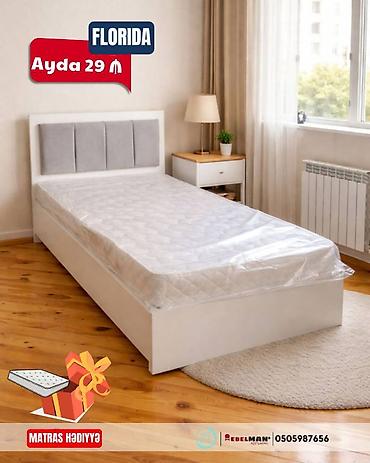 mebelman: Birnəfərlik, Bazalı, Pulsuz matras, Siyirməsiz, Türkiyə, Mat laminat — 3