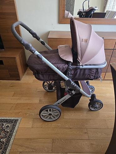 Modullu arabalar: Lonelli 3-in-1 uşaq arabası dəsti Komplekt: - Şassi və təkərlər - — 3