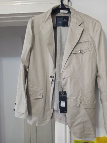 мужские пиджак: Куртка 3XL (EU 46), 4XL (EU 48), 5XL (EU 50), түсү - Кара