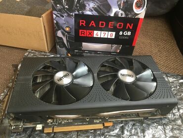 видеокарт: Видеокарта AMD Radeon RX 470, 8 ГБ, Б/у