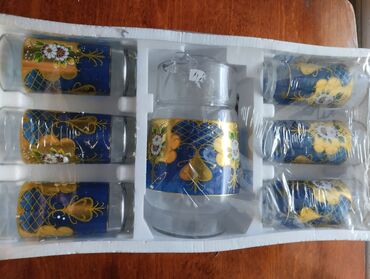 тепличная голубая плёнка: Продам набор стаканов с графином новый с Беловодское