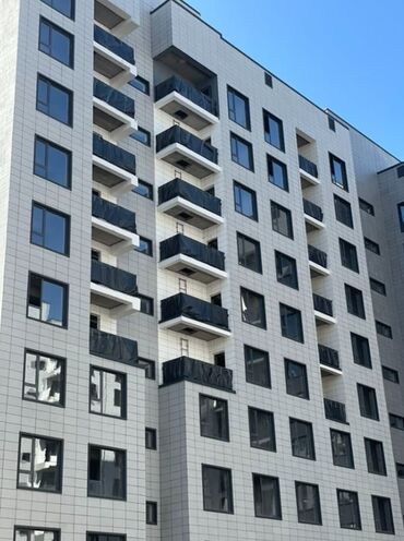 недостроенные дома в бишкеке: 1 комната, 42 м², 108 серия, 9 этаж, ПСО (под самоотделку)