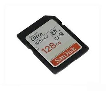 Memorijske kartice za kamere: SanDisk Ultra SDXC UHS-I memorijska kartica – 128 GB - Kapacitet: 128 — 8