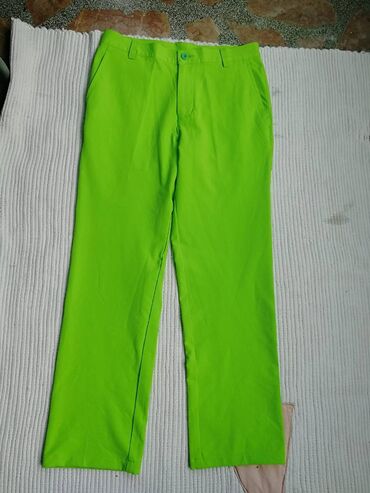 kapri pantalone: Trousers M (EU 38), color - Green