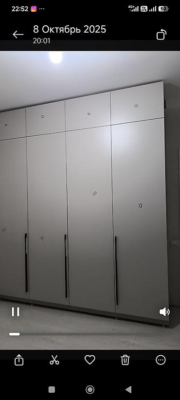 Шкафы-купе: Шифоньер, шкаф для одежды, Новый, Прямой, МДФ — 6