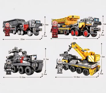 домик кукольный: ✨🚛 Новый набор техники для юных инженеров 4 в 1 ! От SEMBO из к/ф "The