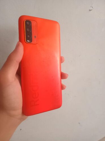 Xiaomi: Xiaomi Redmi 9T, 128 GB, rəng - Qırmızı, 
 Sensor, Barmaq izi, İki sim kartlı