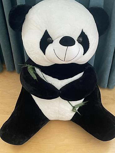 besik oyuncaq: Böyük ölçülü panda oyuncağı - Yumşaq plyuş materialdan, toxunuşa xoş — 1