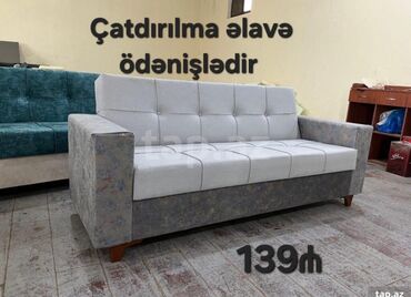 Masa və oturacaq dəstləri: Divan, Yeni, Açılan, Bazalı, Parça, Ödənişli çatdırılma