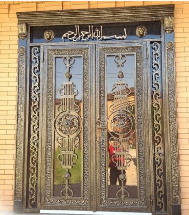 Həyət darvazaları: Metal EN MMC olaraq istədiyiniz forma və ölçüde demir işlerinin — 29