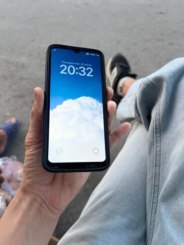 теле: Redmi, Redmi 9A, Б/у, 32 ГБ, цвет - Черный, 2 SIM