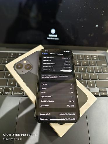 Apple iPhone: IPhone 13, Б/у, 128 ГБ, Черный, Коробка, 90 % — 5