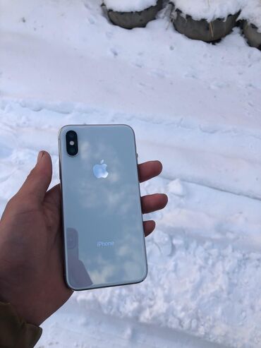 чехоо: IPhone Xs, Арзандатуу 10%, Колдонулган, 256 ГБ, White Titanium, Коргоочу айнек, Каптама, 77 %