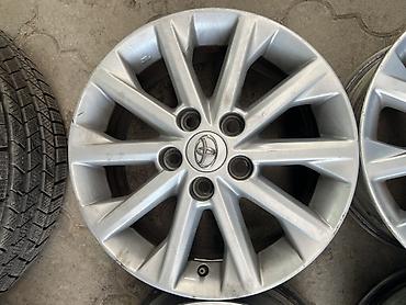 колпаки 22 5: Литые Диски R 16 Toyota, Комплект, отверстий - 5, Б/у — 3