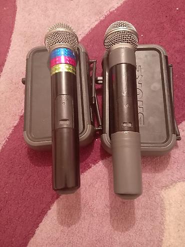 Mikrofonlar: İşlənmiş Simsiz (Bluetooth) Mikrofon Shure, Ünvandan götürmə — 1