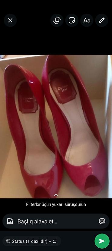 Tuflilər: Məhsul: Qadın yüksək daban ayaqqabısı - Brend: Christian Dior (etiket — 2