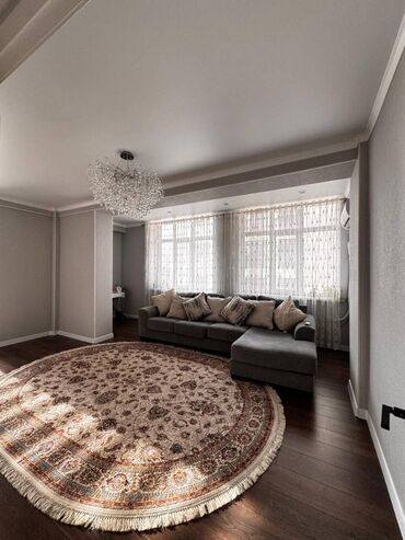 квартира нижная ала арча: 3 комнаты, 93 м², Элитка, 4 этаж, Евроремонт