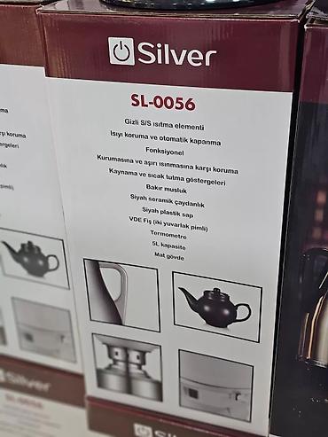 Samovarlar: Elektrikli samovar silver model: sl-0056 elektri̇k semaver 5l — 11