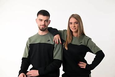 Gornji i donji deo: Uniseks trenerka komplet – bluza i donji deo - Dizajn: dvofazni blok — 4