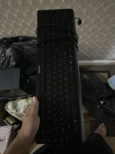 Клавиатуры: Клавиатура, A4Tech, Проводное подключение, Размер: 100% — 2