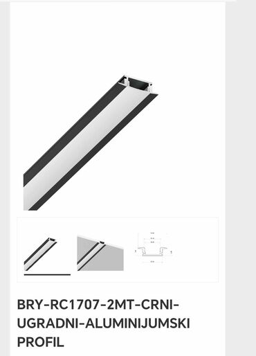 Rasveta: 2m lajsne za led trake — 4