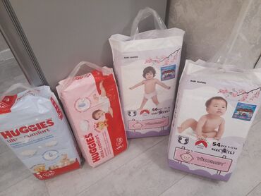памперсы памперс подгузник подгузники трусики трусики: Такма жалаяктар Huggies, 3-өлчөм, Бир жолу колдонулуучу