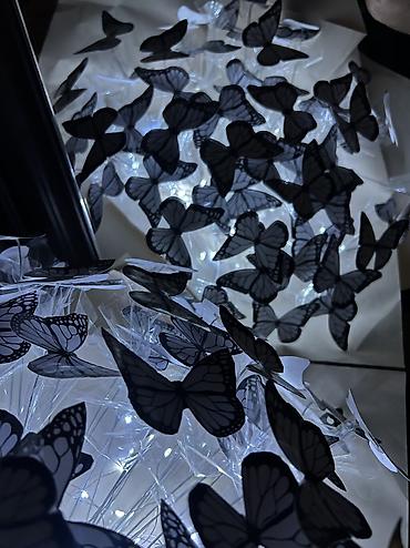 Декор и интерьер: Букет-бабочка с подсветкой 🦋 Ручная работа Белые бабочки с — 1