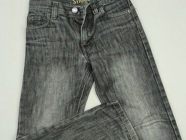 spódniczka granatowa 128: Spodnie jeansowe, 8 lat, 128, stan - Dobry