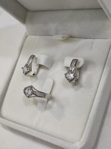 Серебряные наборы украшений: Серебряный Набор Классика Серебро 925 пробы Качество отличное — 3