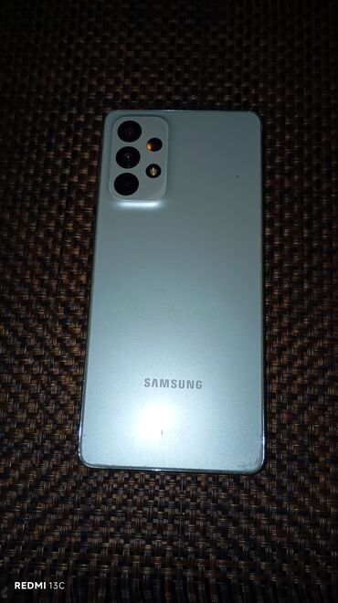 Samsung: Samsung Galaxy A73, 128 GB, rəng - Ağ, Zəmanət, Barmaq izi, Face ID