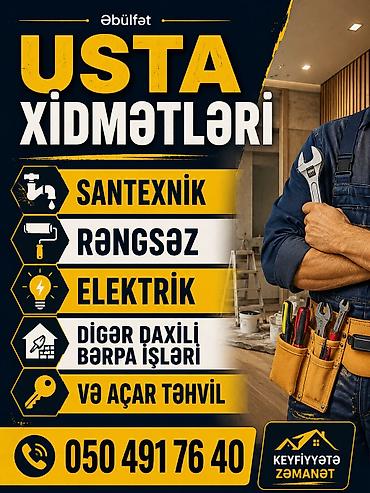 ucuz ev temiri: İnteryer və Eksteryer Təmir İşləri (Əbülfət -0504917640) — 1