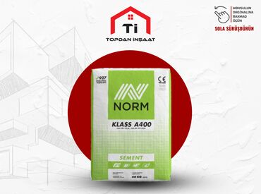 alcipan topdan satis: Sement "Norm 400" -8.30 azn “Topdan İnşaat” şirkəti tikinti və