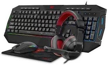 Druga oprema za računare i laptopove: Gejming set – tastatura, miš, slušalice sa mikrofonom i podloga - — 16