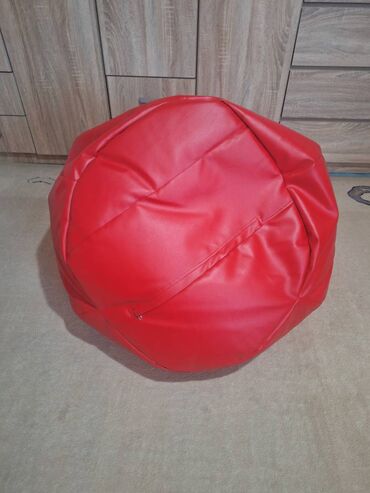 Foteljice: Nov crveni Lazy bag veliki od eko koža - imam dva ista Nov lazy bag — 8